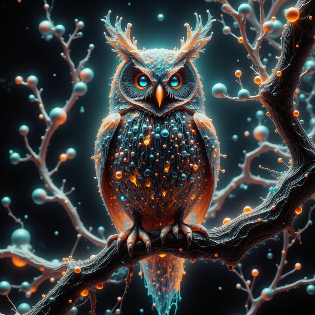 owl perched on a branch