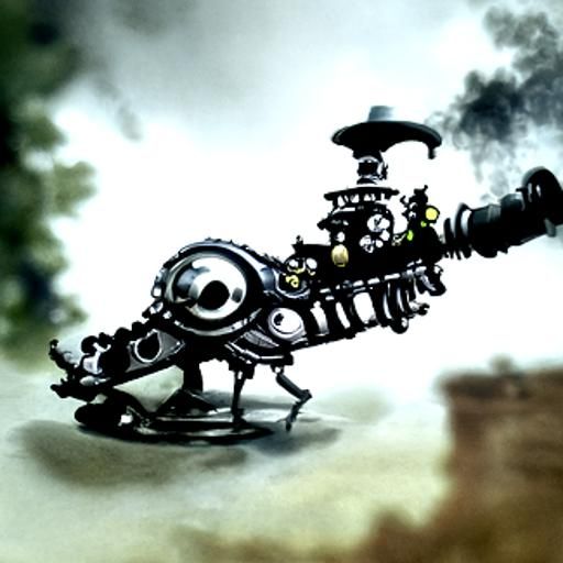 Steampunk frog
