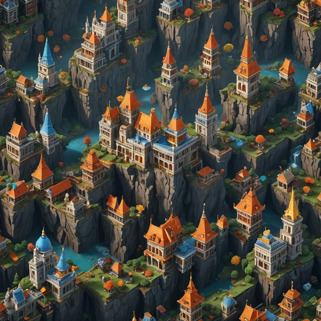 Detailed Matte Painting in Unreal Engine Style