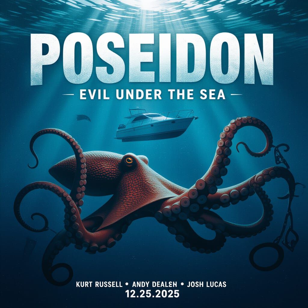 Poseidon Movie Poster: Evil Under The Sea