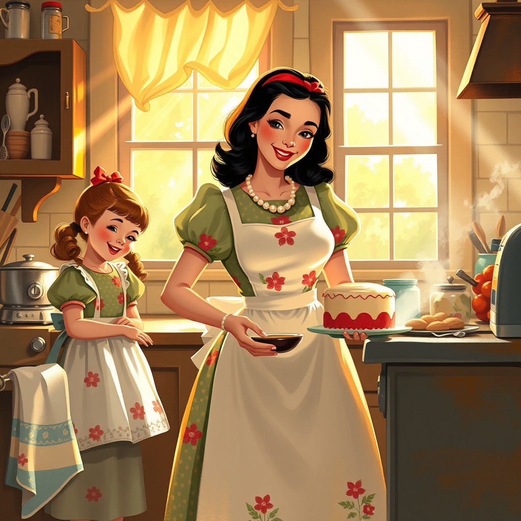 Snow White: 1940s Tradwife in Disney Style