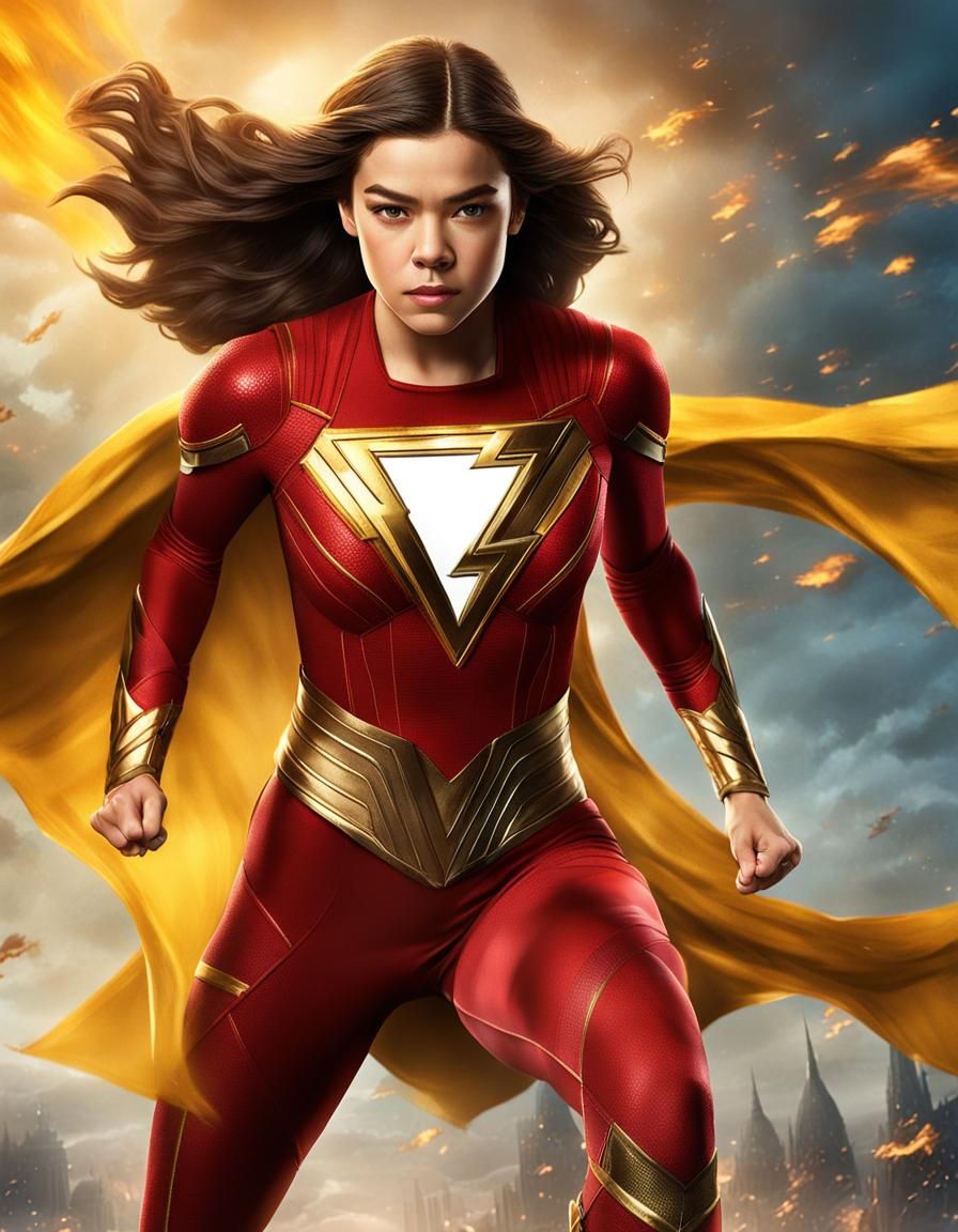 Hailee Steinfeld as Mary Marvel in Concept Art