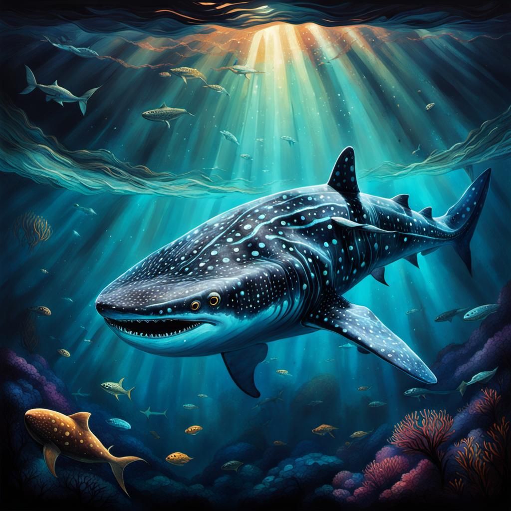 Gigantic Bloop Cryptid Stares from Dark Waters