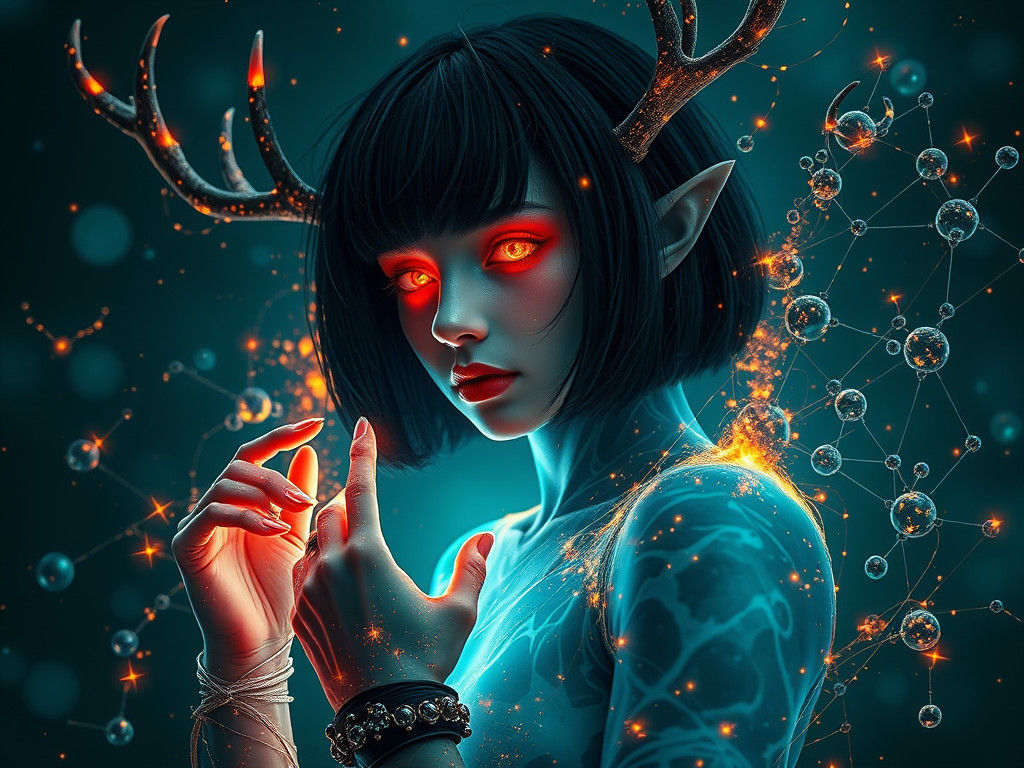 Ethereal Elven Gatekeeper of the Multiverse