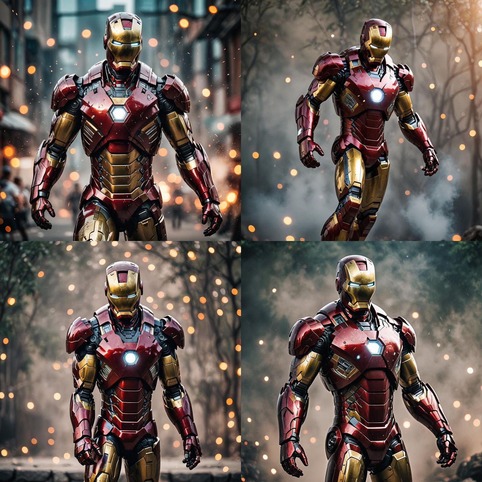 Iron Man, Professional Photography with Bokeh
