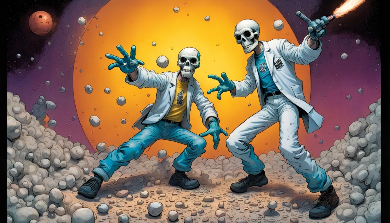 Mad Scientists Space Dabbing