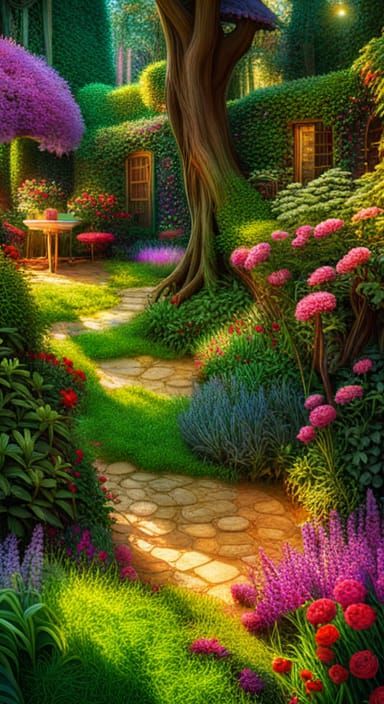 Maximalist Garden of Earthly Delights in 16K Resolution