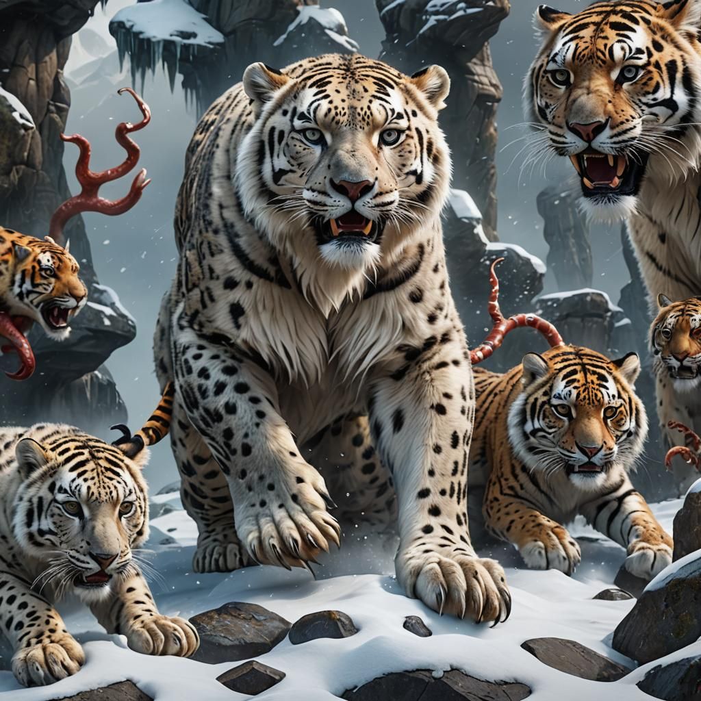 Fantastic Hybrid Animal in Detailed Digital Painting