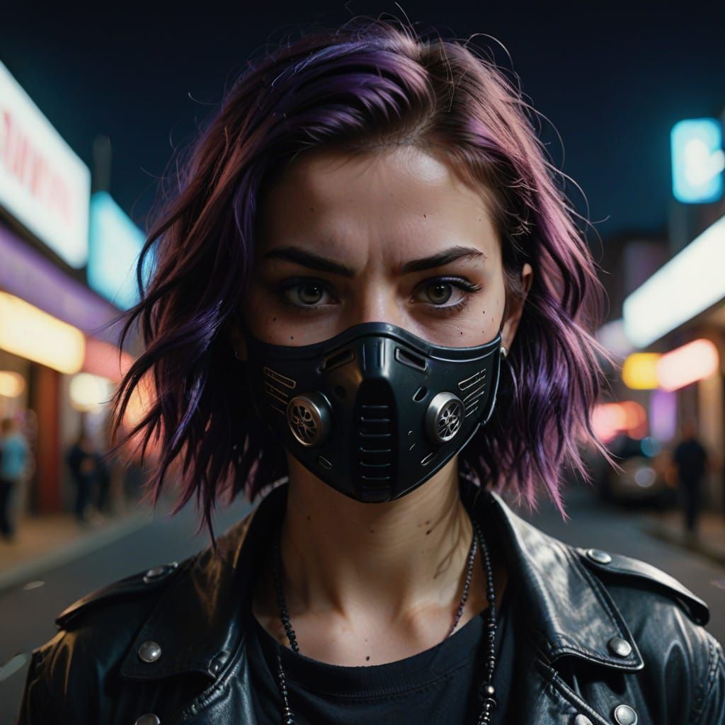 Hyperrealistic Portrait of an Australian Assassin in Film St...