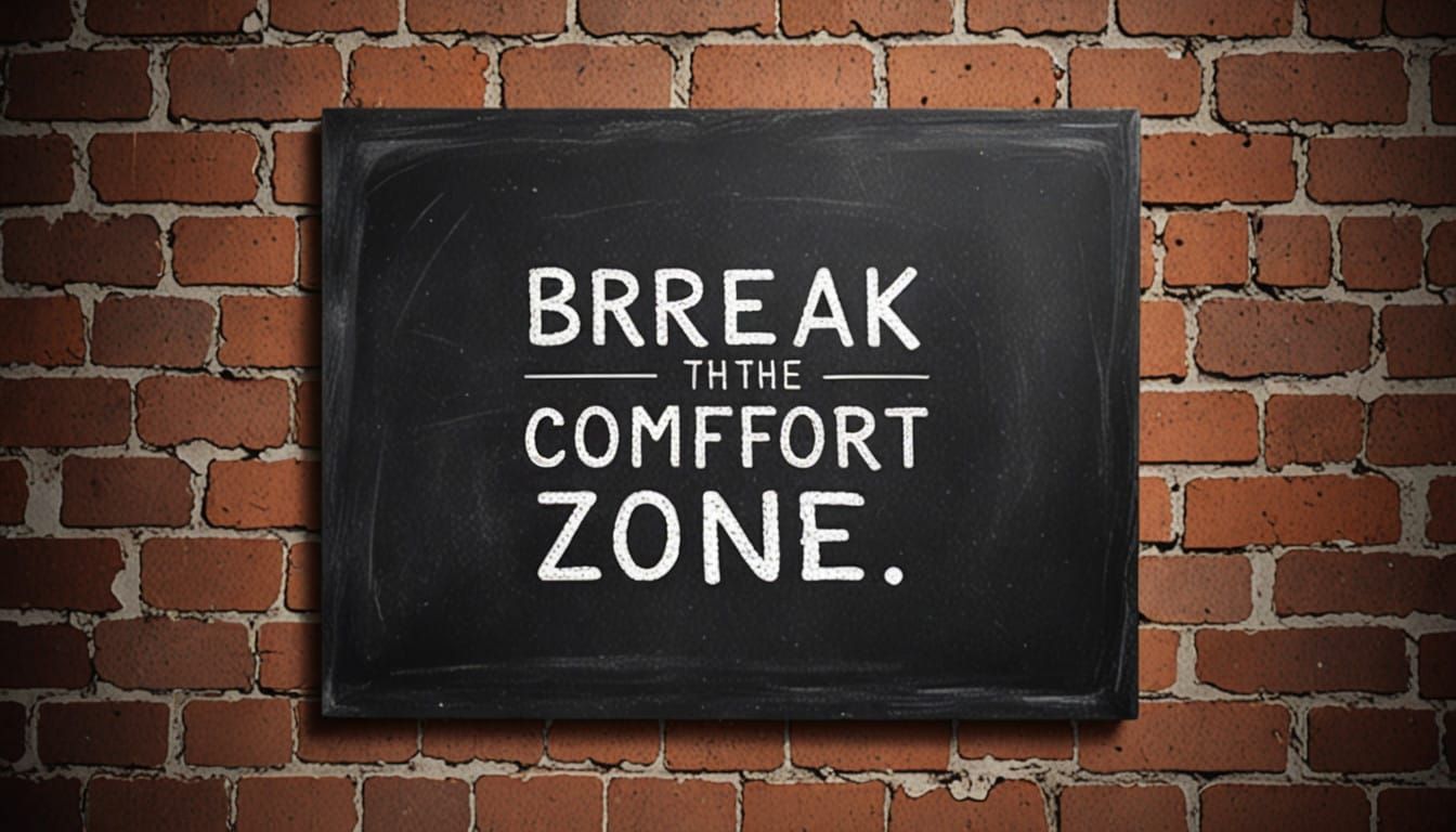 Breaking Free from Familiarity in a Vibrant Abstract Art Pie...