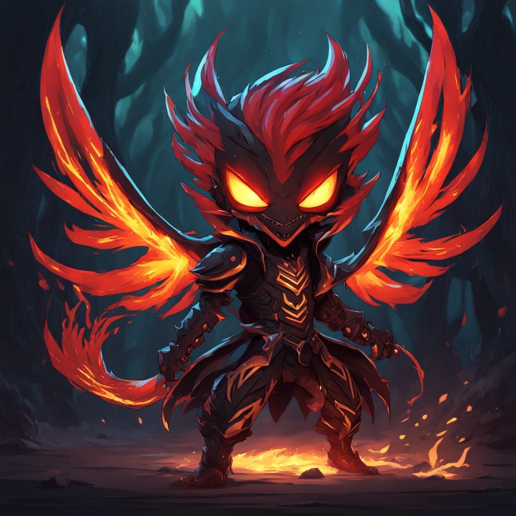 Chibi Miku Fusion: Carnage Symbiote & Phoenix