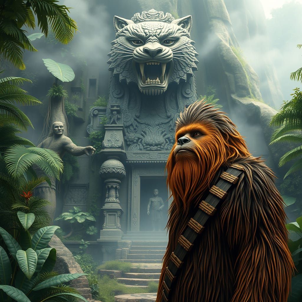 Chewbacca Discovers Hidden Temple in Amazon Rainforest