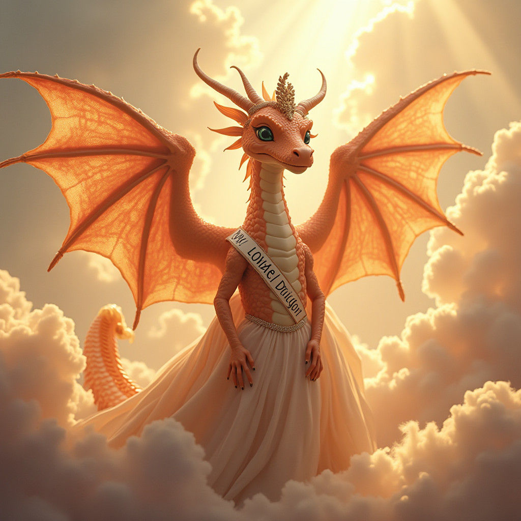 Giant Dragon Beauty Queen on Runway