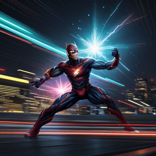 The Flash in Luminophase: Dynamic Superheroic Action