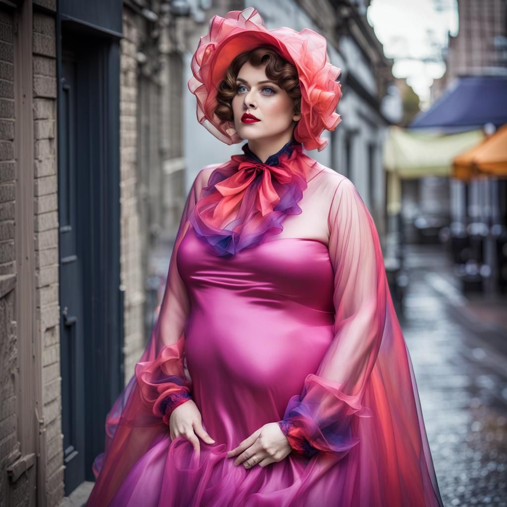 Femme Sissy Red Orange Yellow Green Blue Indigo Violet. Rain...