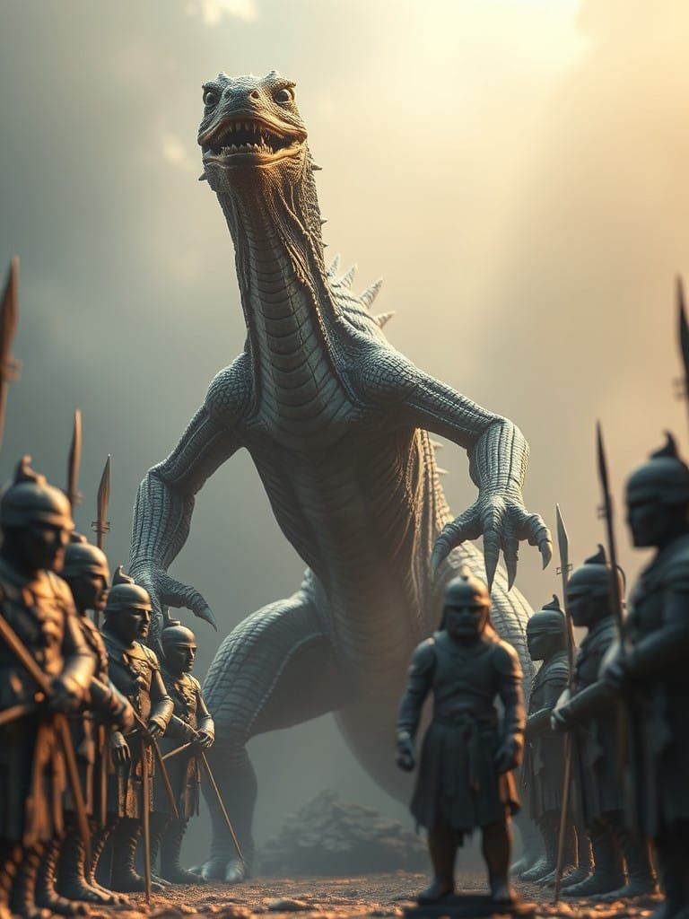 Imposing Basilisk Monarch of Eternal Terror