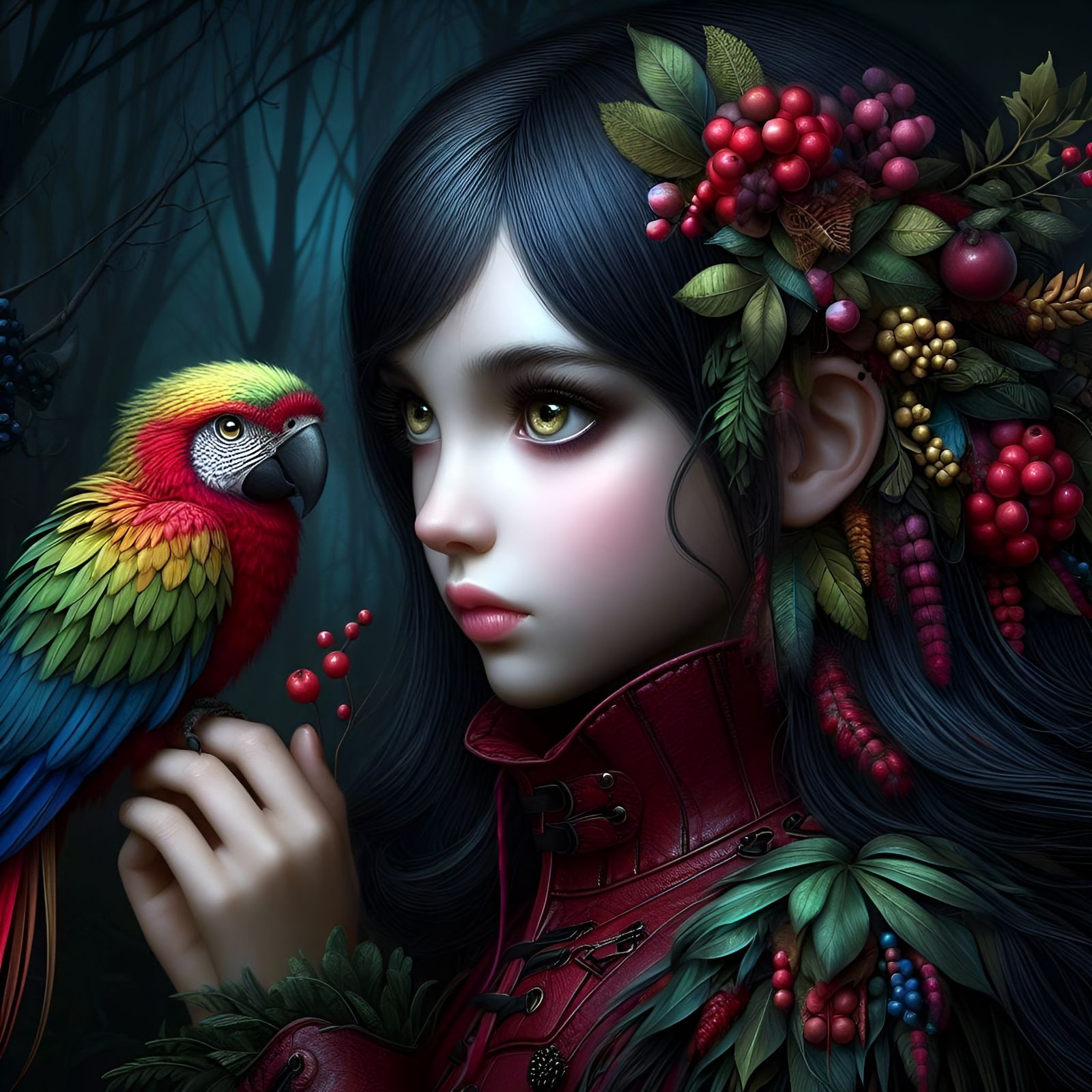 My pet parrot will just not stop talking!!