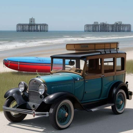 Two girls for every boy
I bought a '30 Ford wagon and we cal...