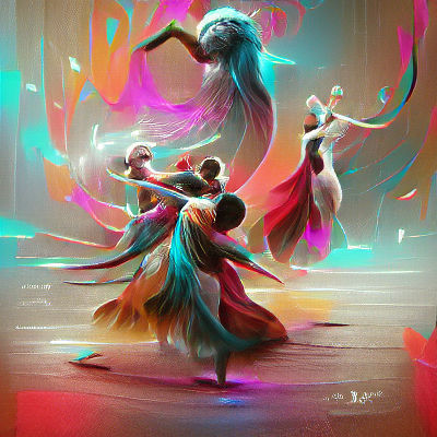 Energetic Dance Performance on Stage