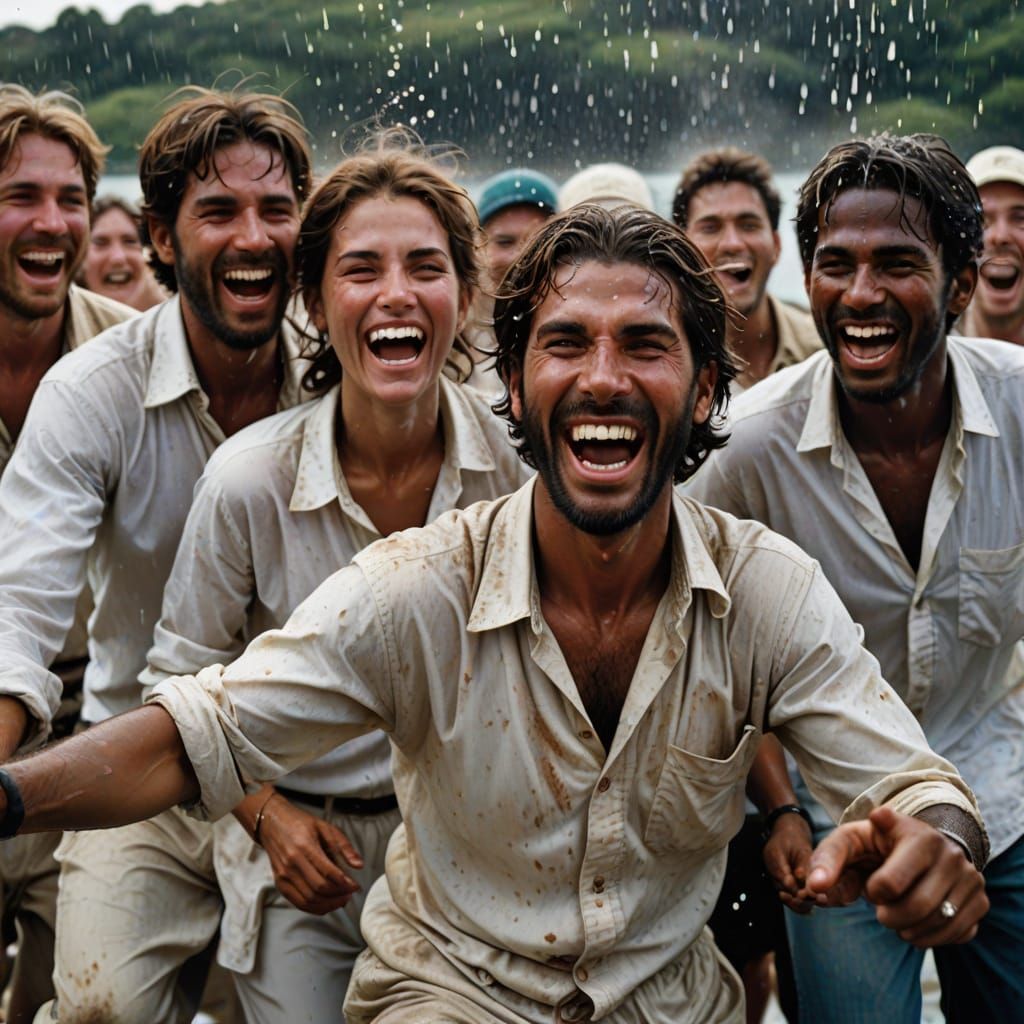 Vibrant Summer Party on a Luxurious Yacht