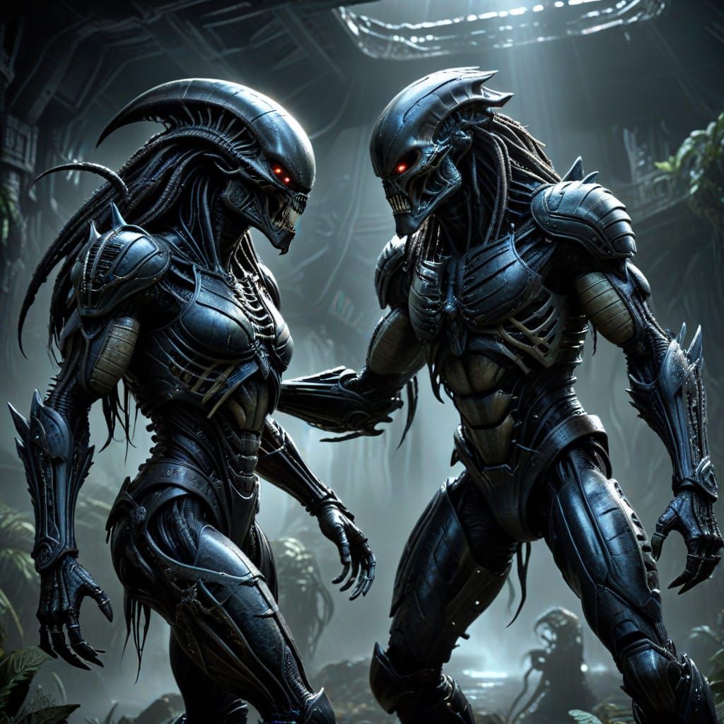 Epic Cinematic Battle in a Futuristic World