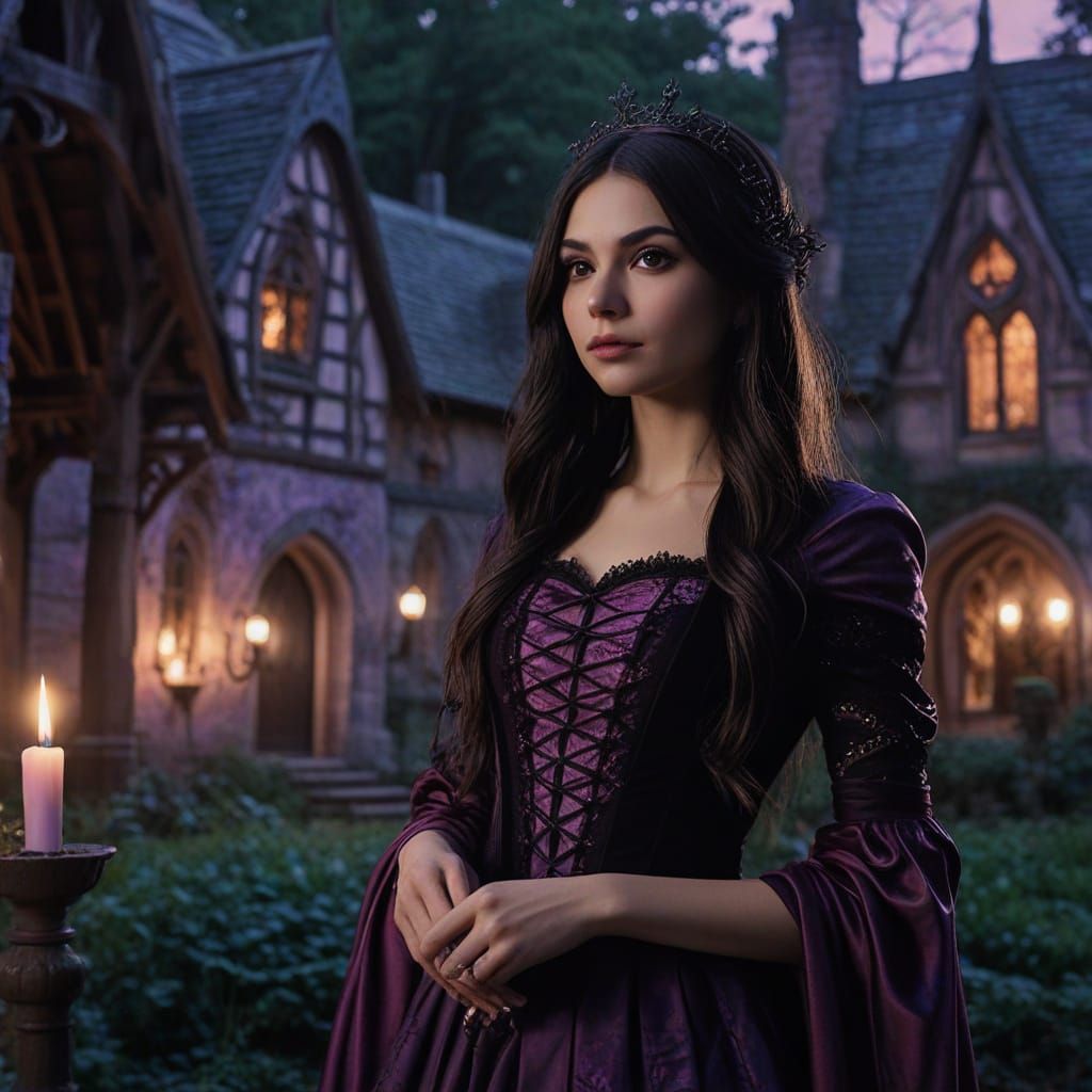 Victoria Justice as Gothic Fairy Princess