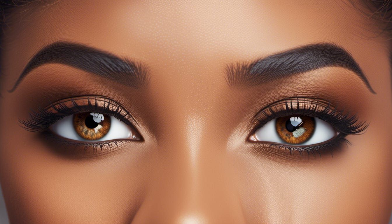 African American Bride Portrait with Fiery Hair