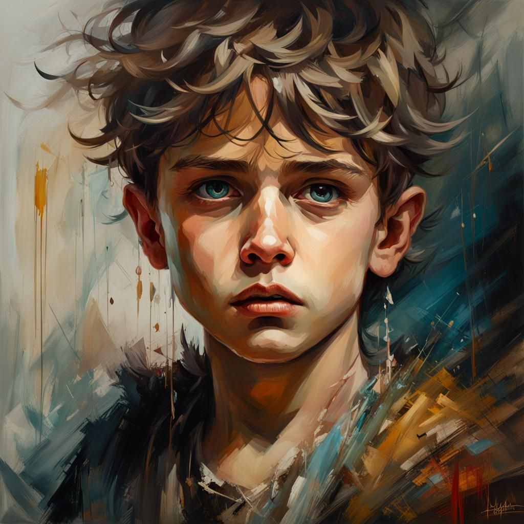 poor medieval peasant boy,