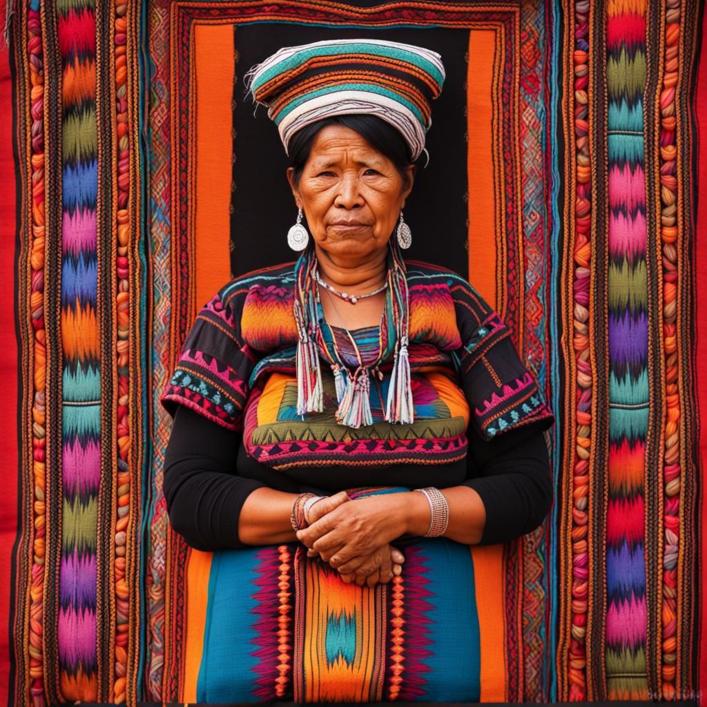 Andean Market: Colorful Mayan Textile Art