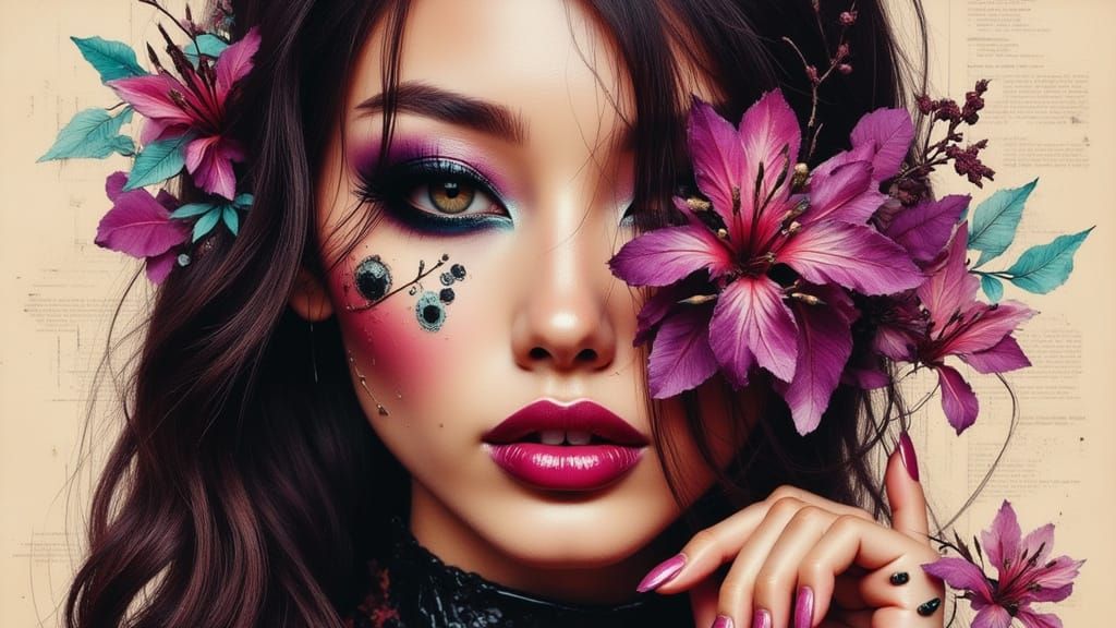 <lora:Impasto-Grunge:1.0> <lora:Extreme Geisha:1.0> <lora:Mi...