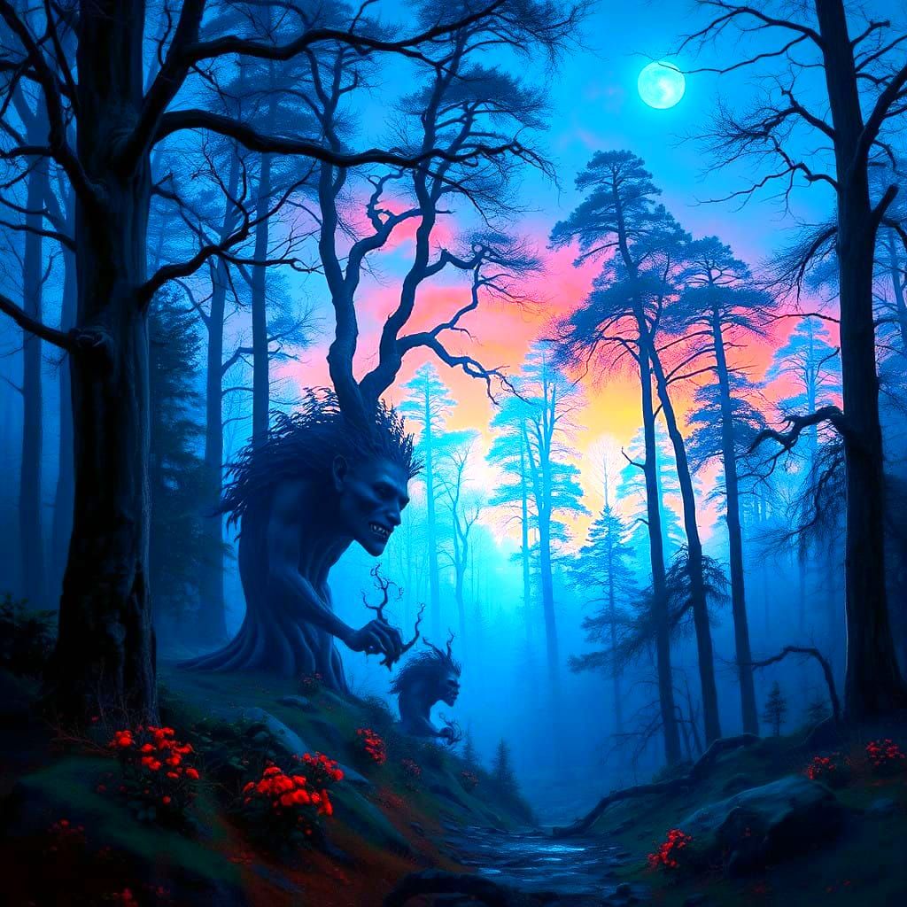 Visions of Hidden Faces in Nature