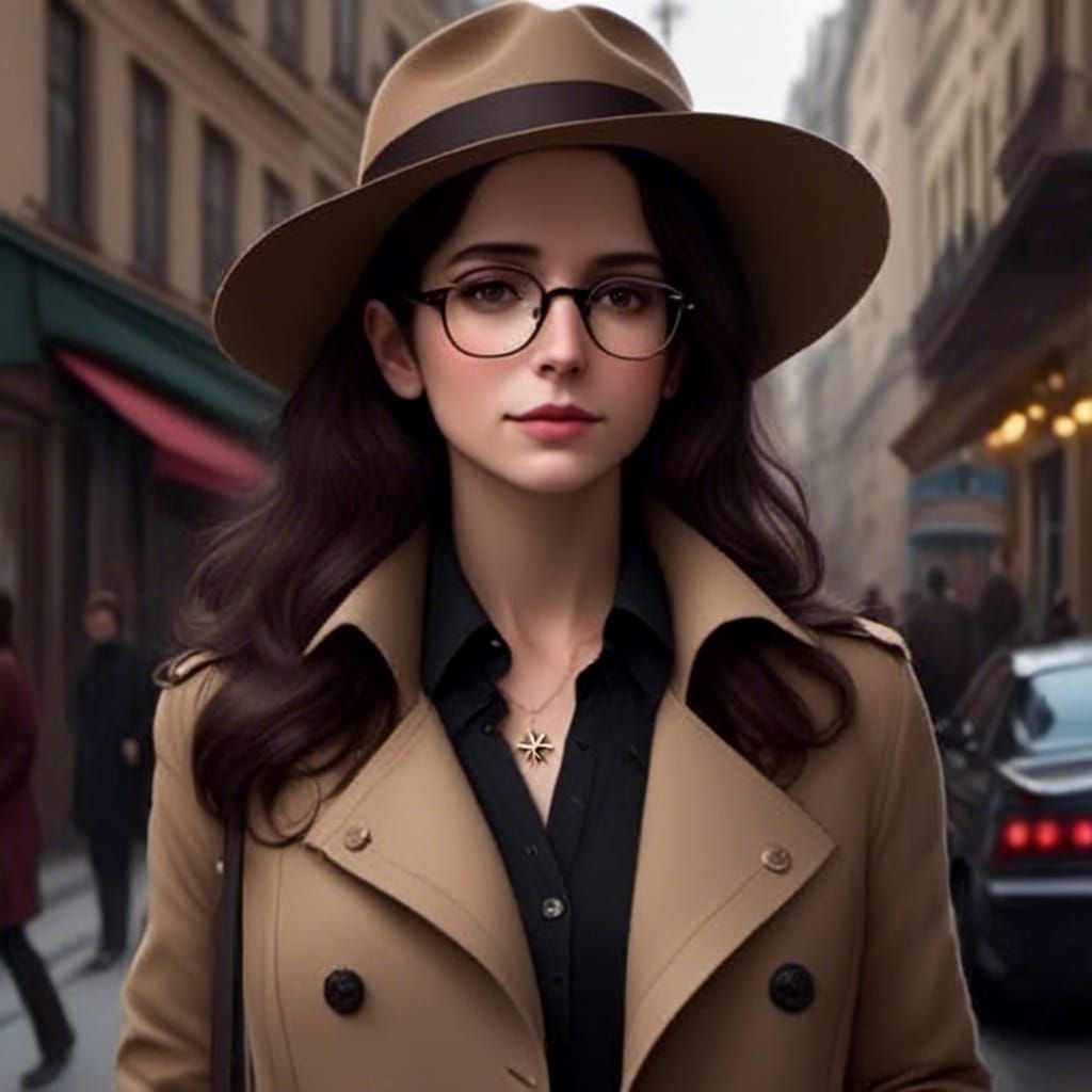 Andie Banks: Hyperrealistic Private Investigator in City