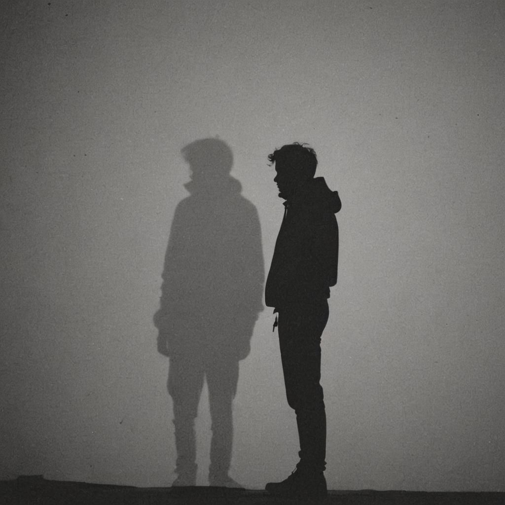 Mysterious Silhouette in Shadows