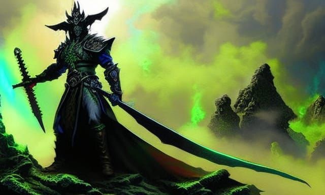 Ethereal Demon Army in Dark Fantasy Style