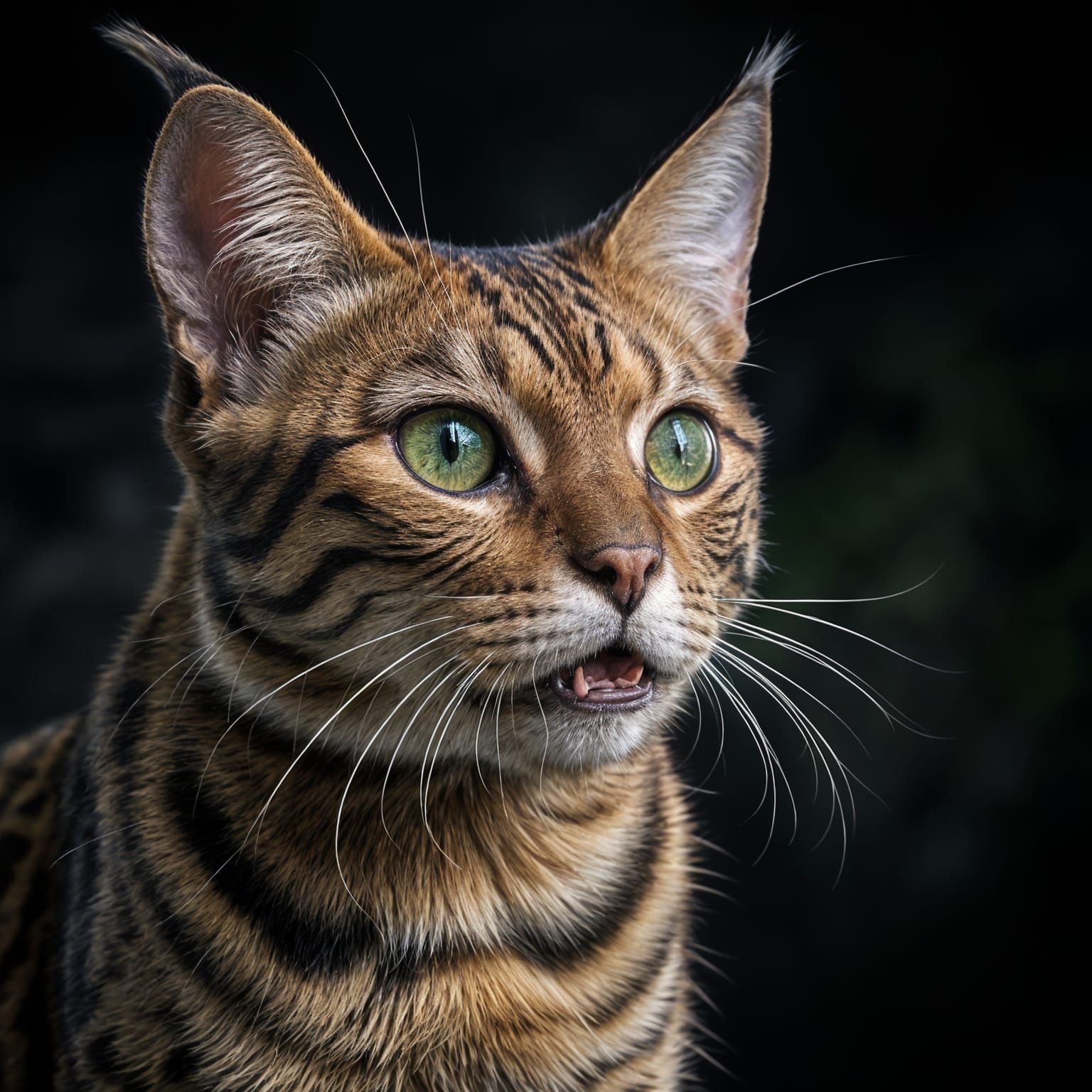 A Bengal cat