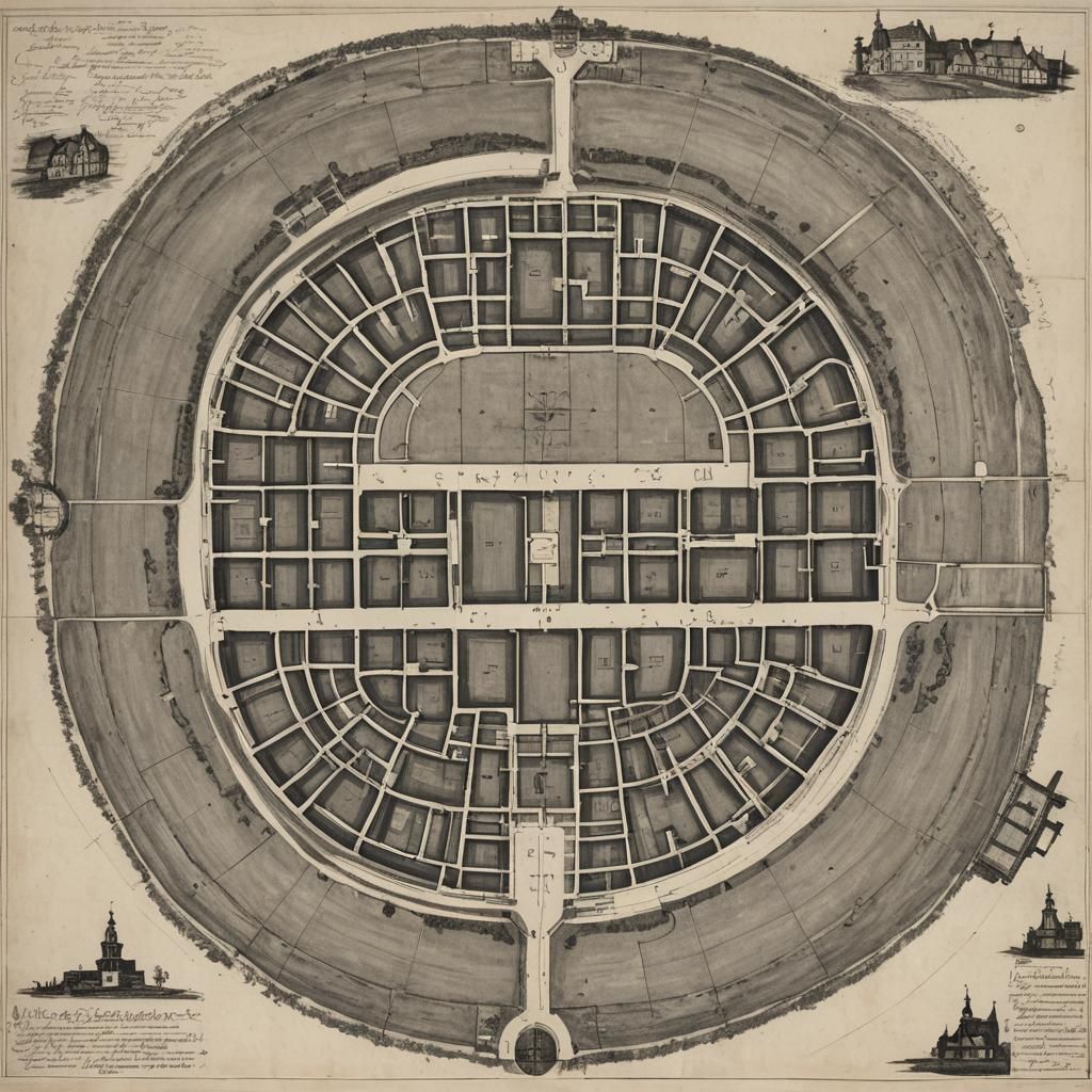 Architectural Drawing of Danish Residence