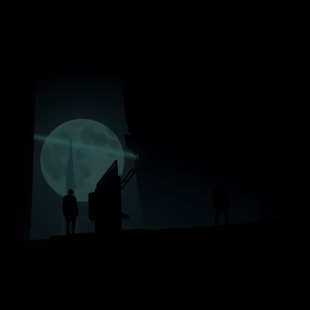 Mysterious Dark Silhouettes and Shadows