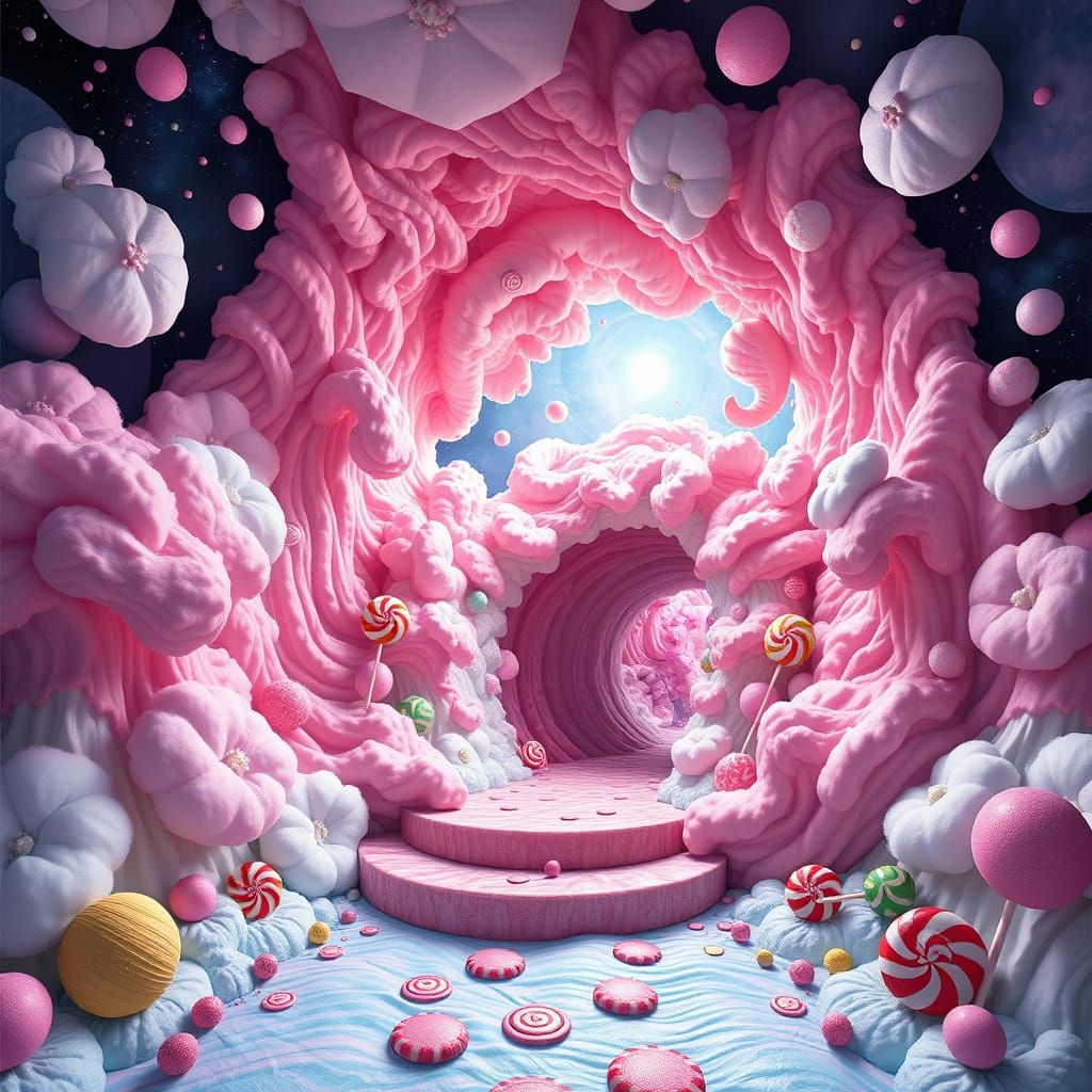 Cotton Candy Portal to Another Realm