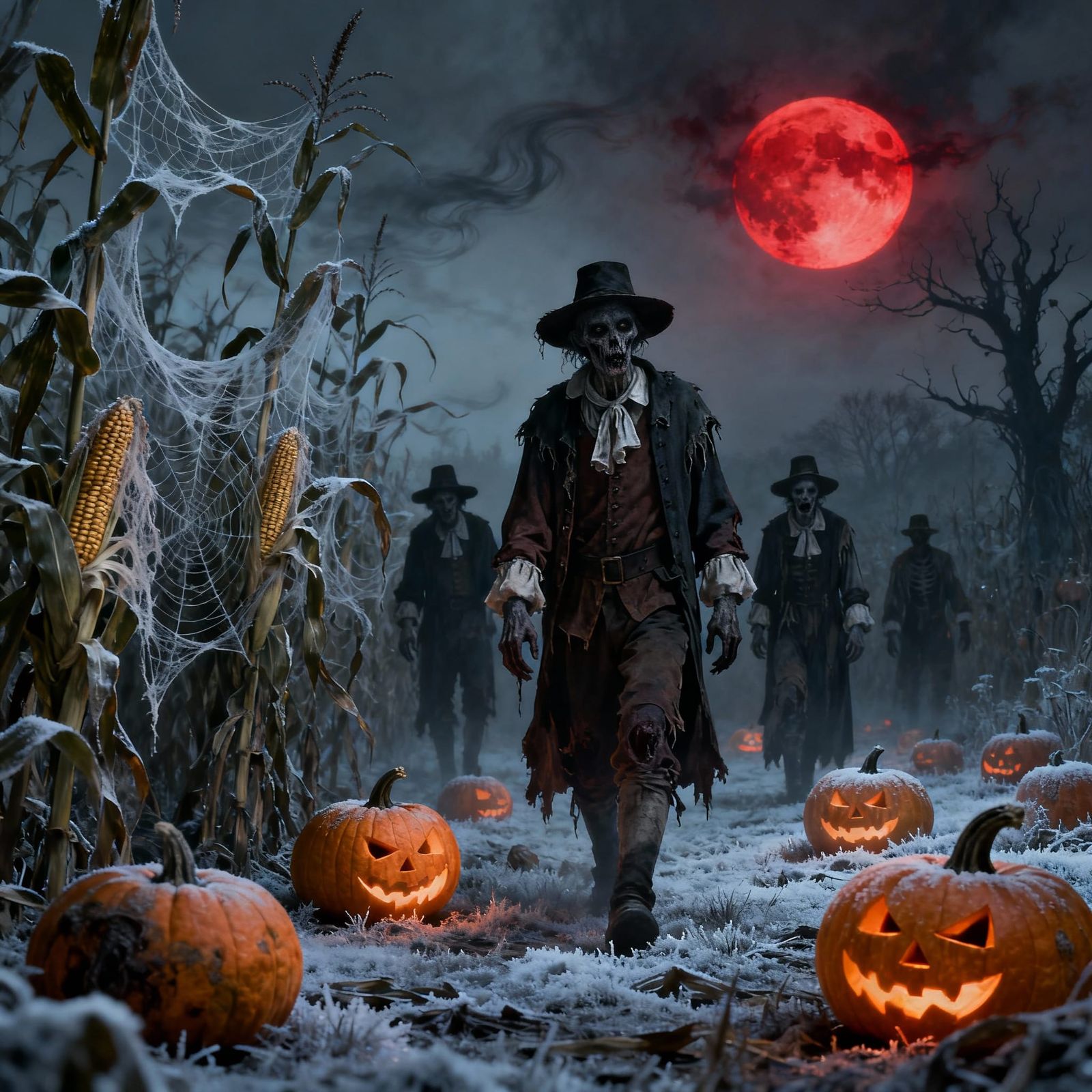 Zombie Pilgrims at Spectral Harvest Festival Under Blood Moo...