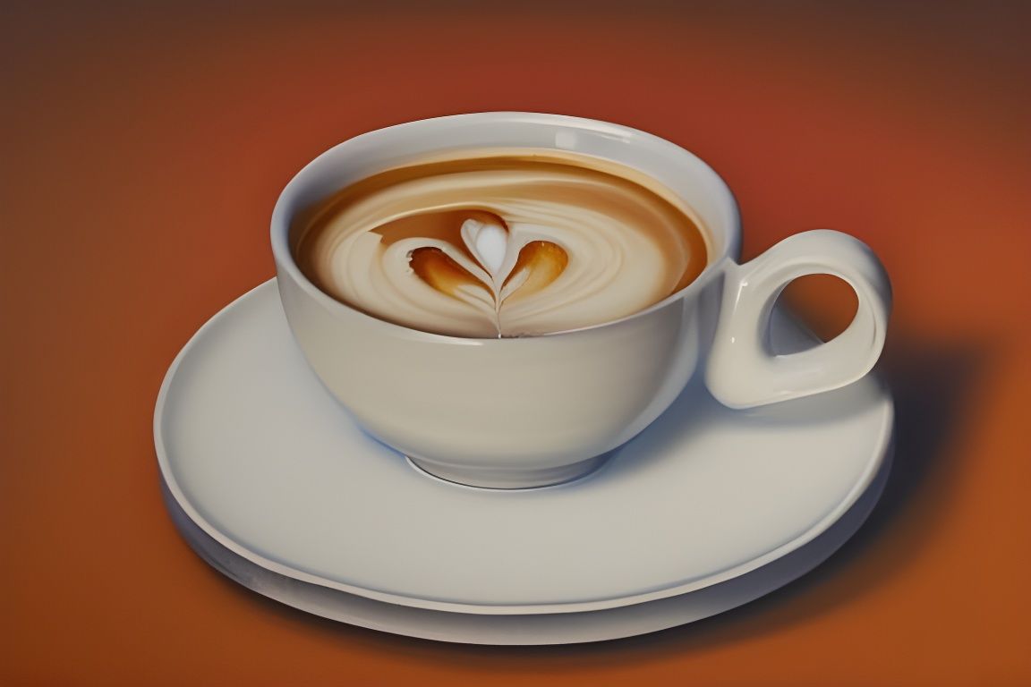 Steaming Coffee Mug with Cinnamon, Lowbrow Style