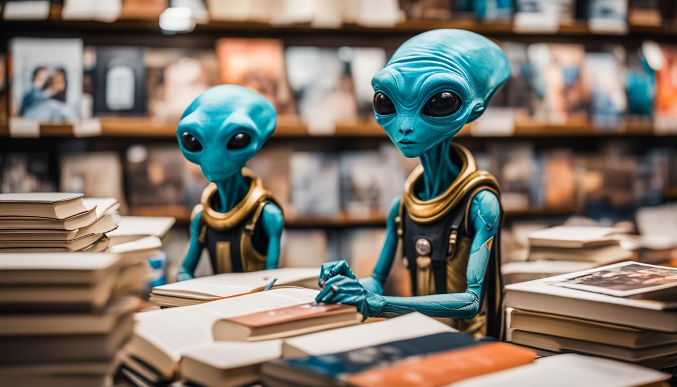 Aliens at Book Signing on Mars: Professional Photography