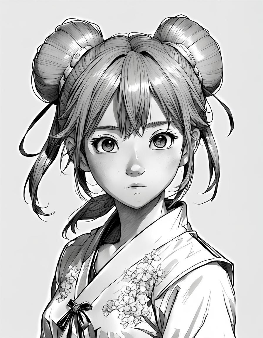 Hyperdetailed Anime Drawing in Ghibli Style