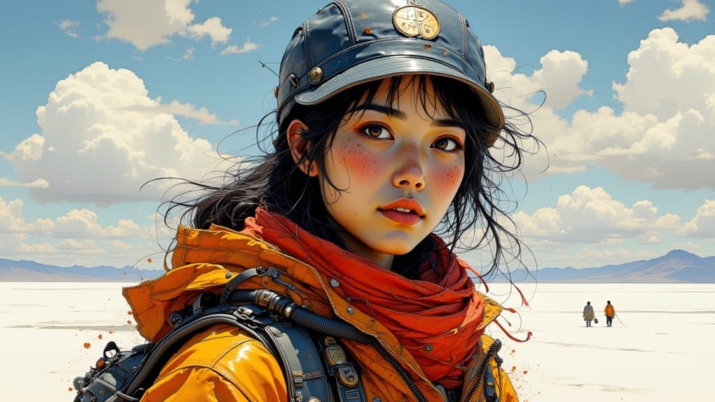 Sailors on Salar de Uyuni: Concept Art