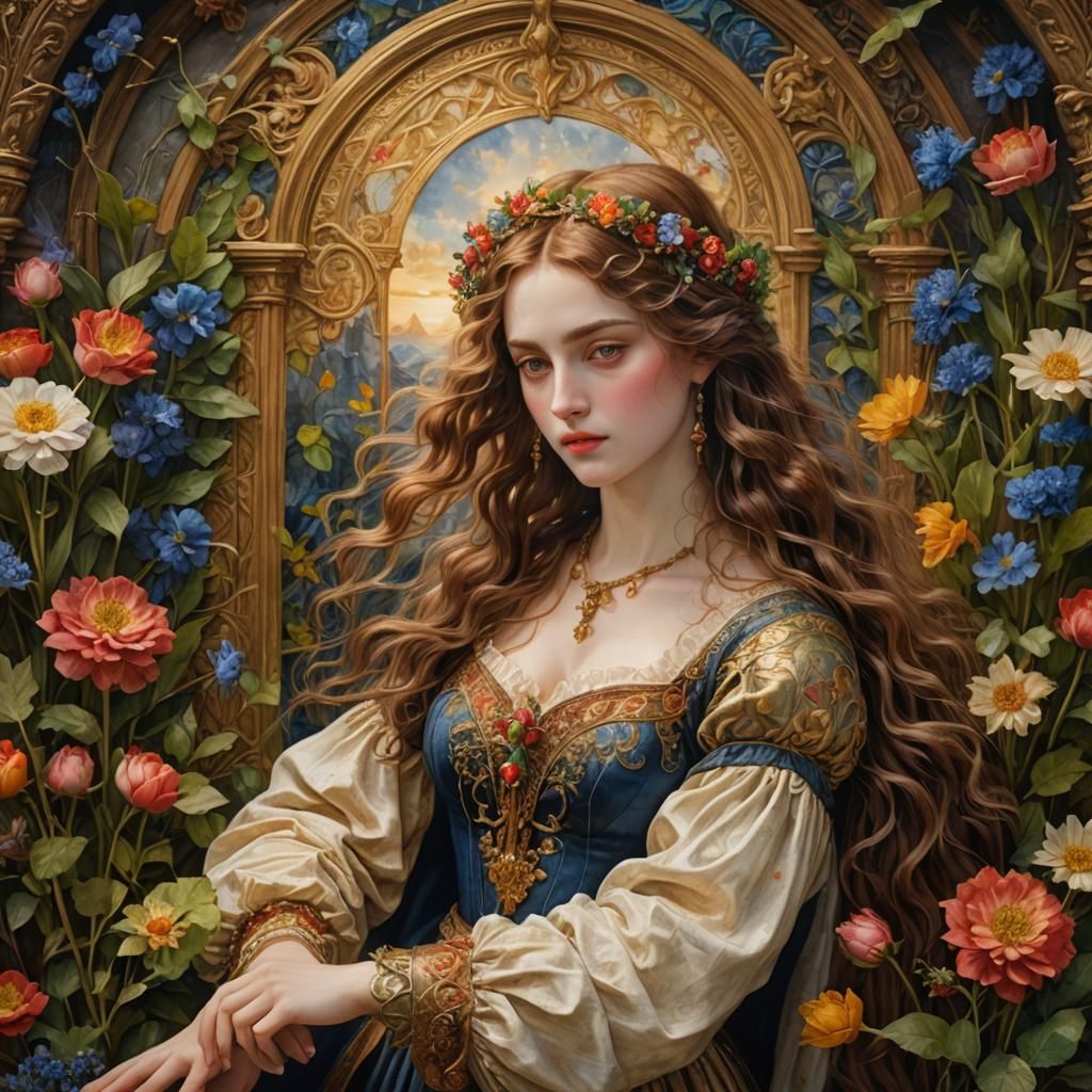 Epic Pre-Raphaelite Scene in Unreal Engine