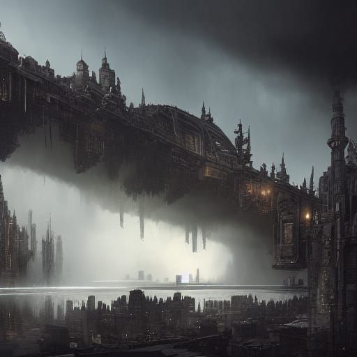 Epic Cinematic Matte Painting of Bad Company