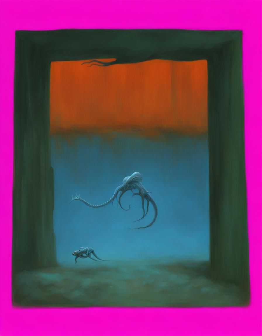 Surreal Biomechanical Dark Fantasy Art