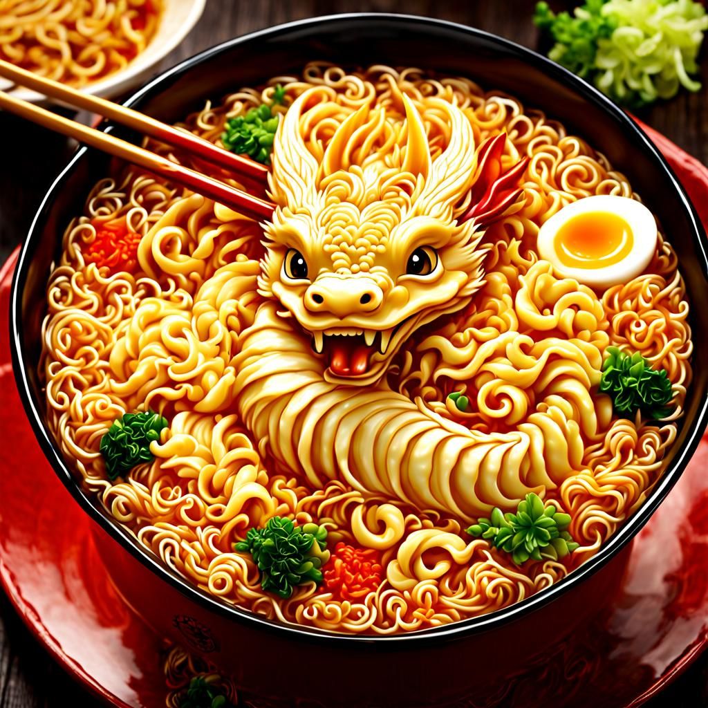 DC: Dragon Noodle Ramen.