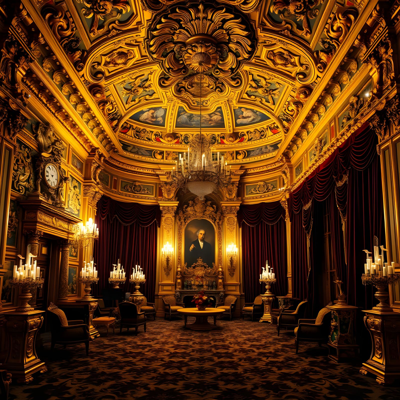 Golden Opulence in Baroque Splendor