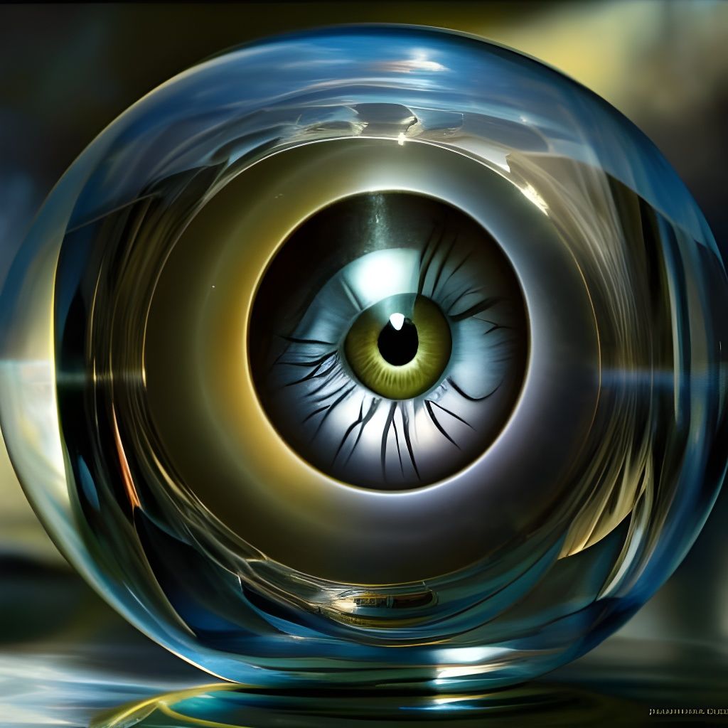 Someone lost his glass eye