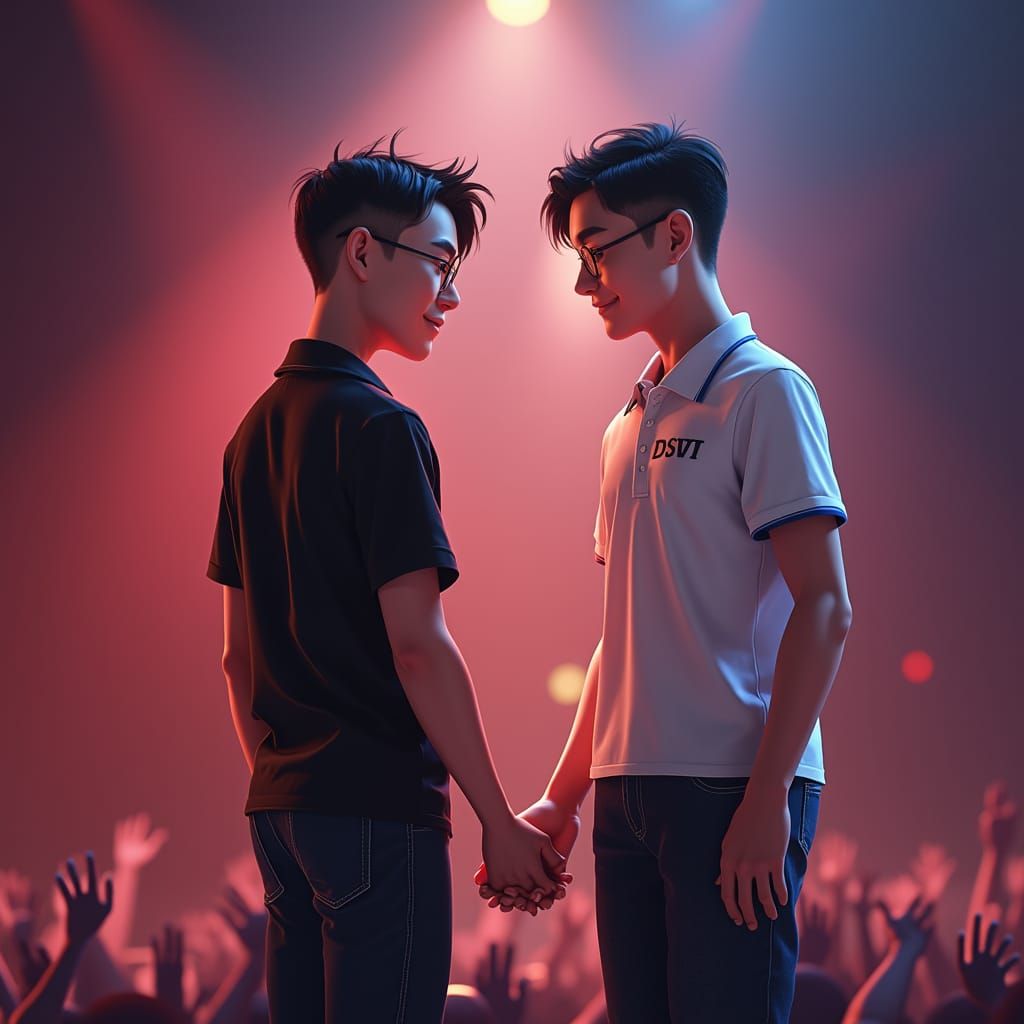 Two Friends Say Goodbye in a Vibrant Studio Ghibli-Inspired ...